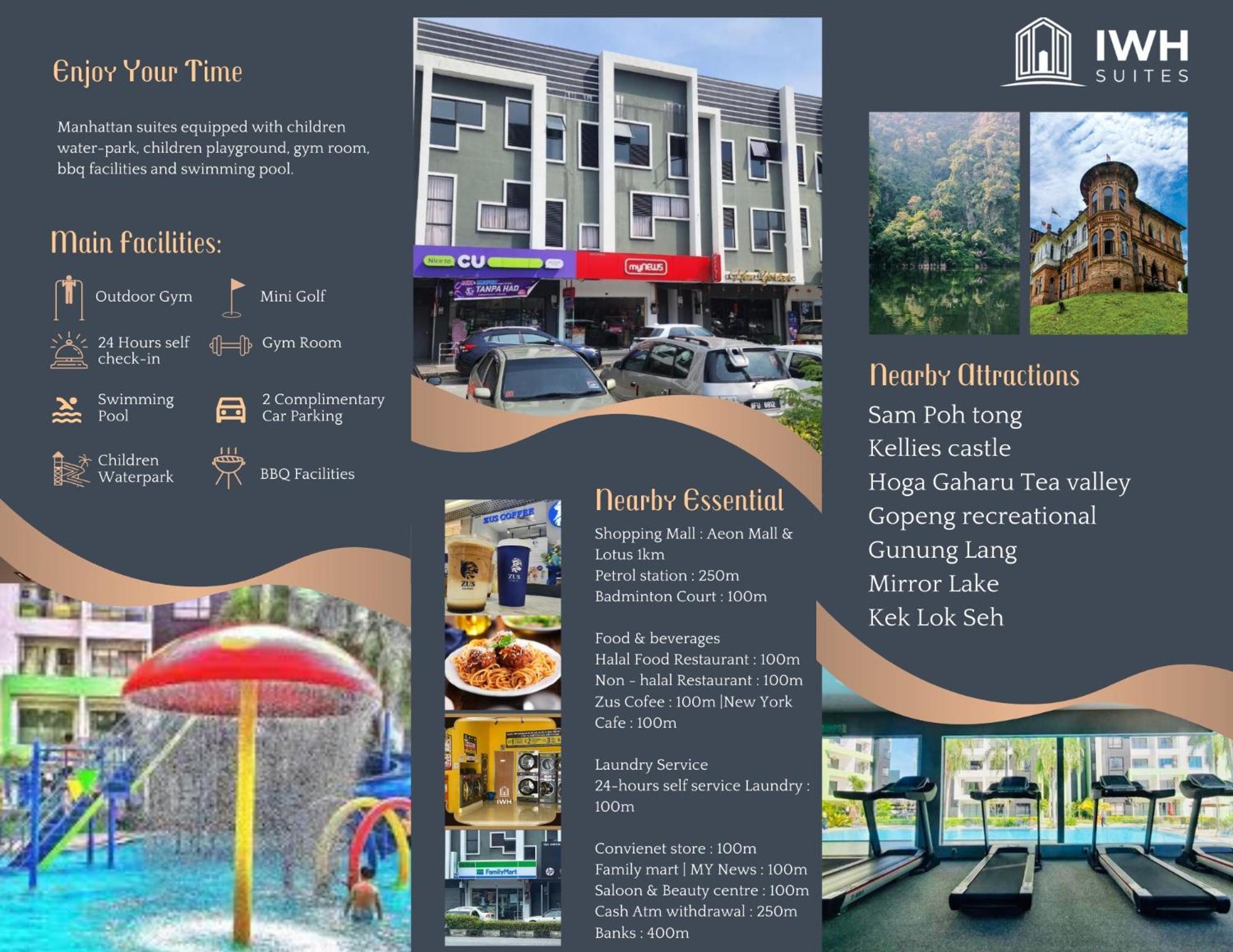 Ipoh Waterpark Manhattan Premium Suites By Iwh Suites Exterior photo